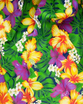 Polynesian fabric NEHENEHE Purple - Tissushop